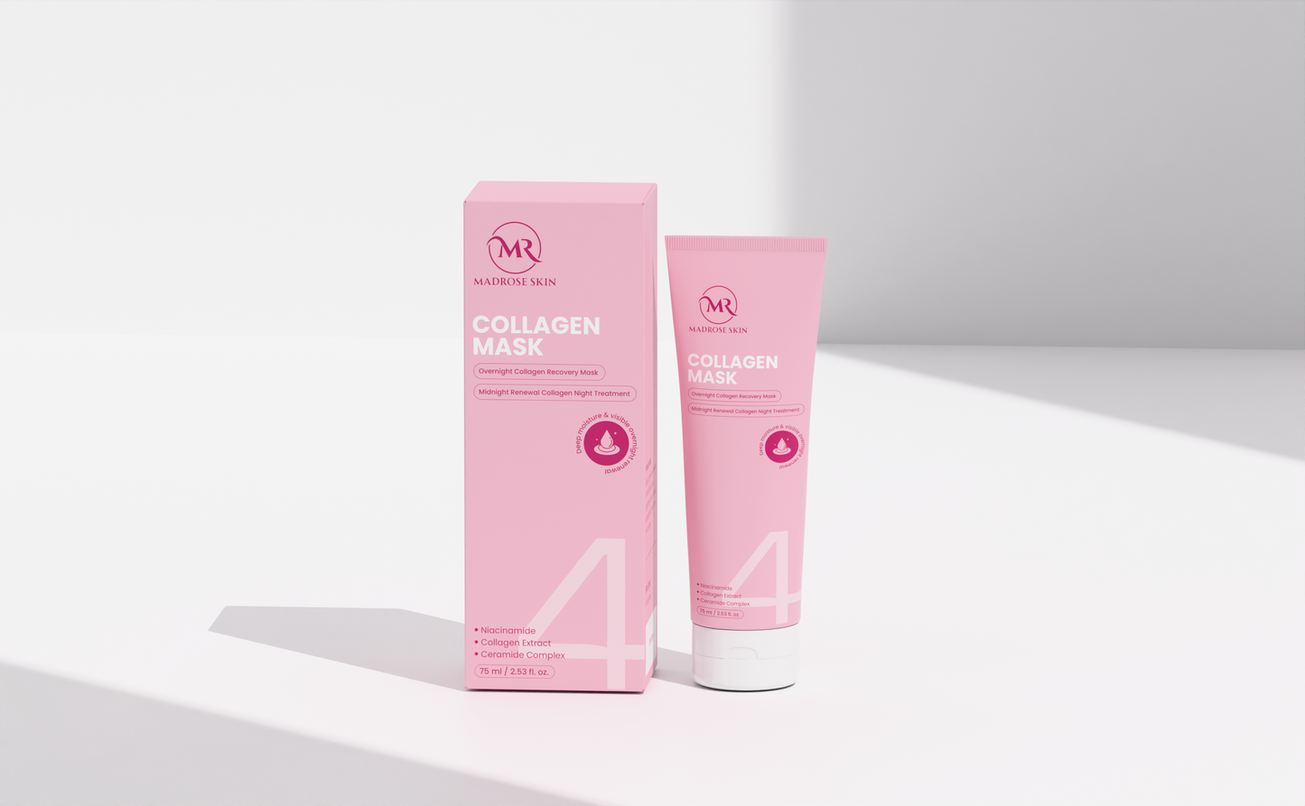 Madrose Glass Skin Overnight Collagen Mask